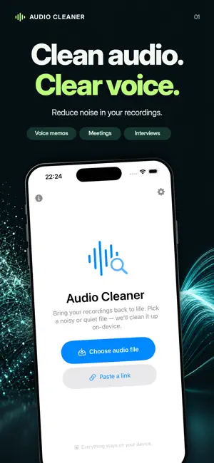 Audio Cleaner and Enhancer screenshot 1