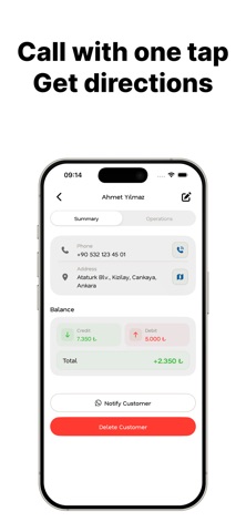Water Filter Customer Tracker screenshot