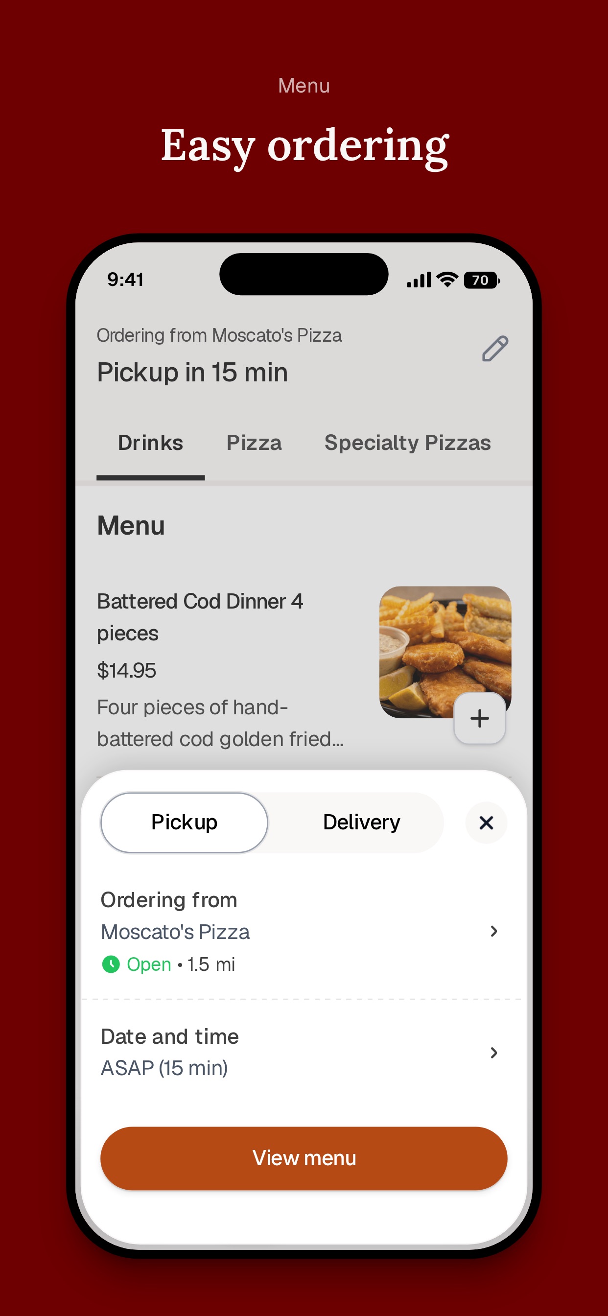 Screenshot 3 of Moscato's Pizza