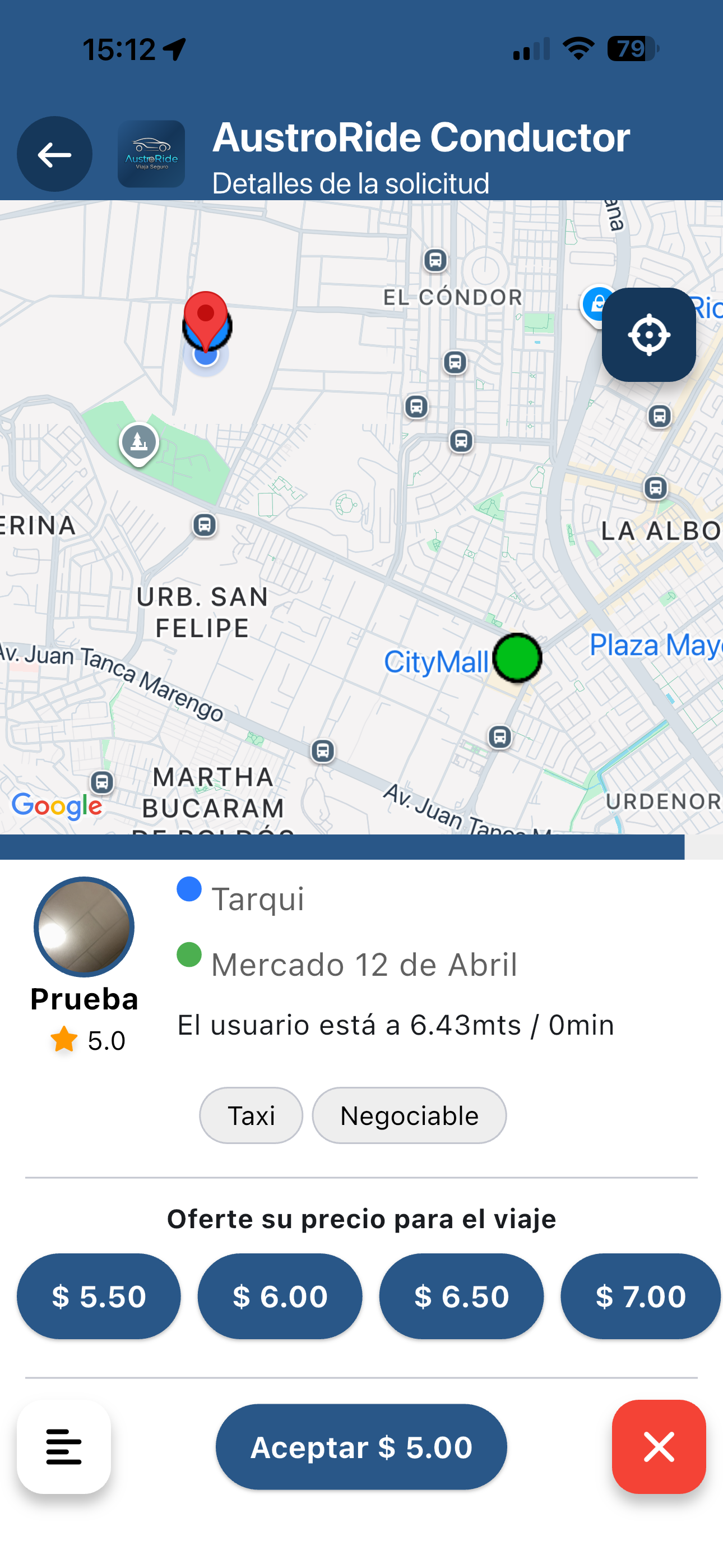 AustroRide Conductor screenshot 2