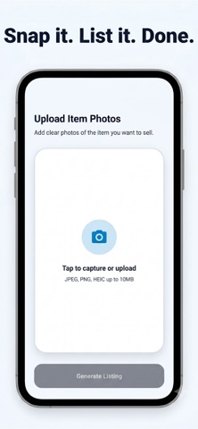 ItemifAI: Snap & Sell Screenshot 1 of 5