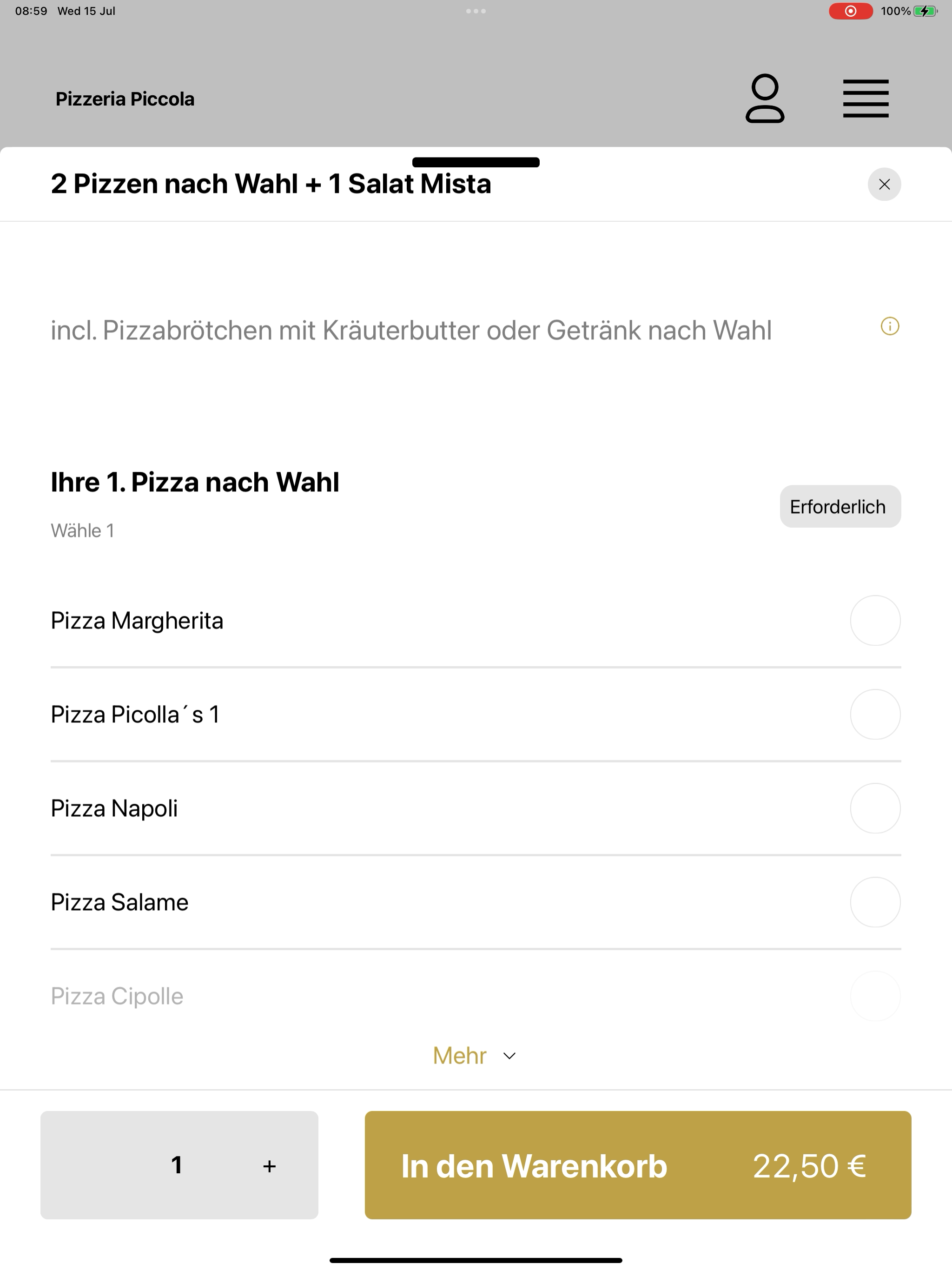 Pizzeria Piccola screenshot 14