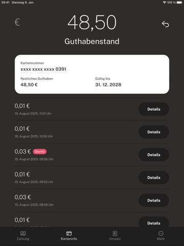 POS App iPad screenshot