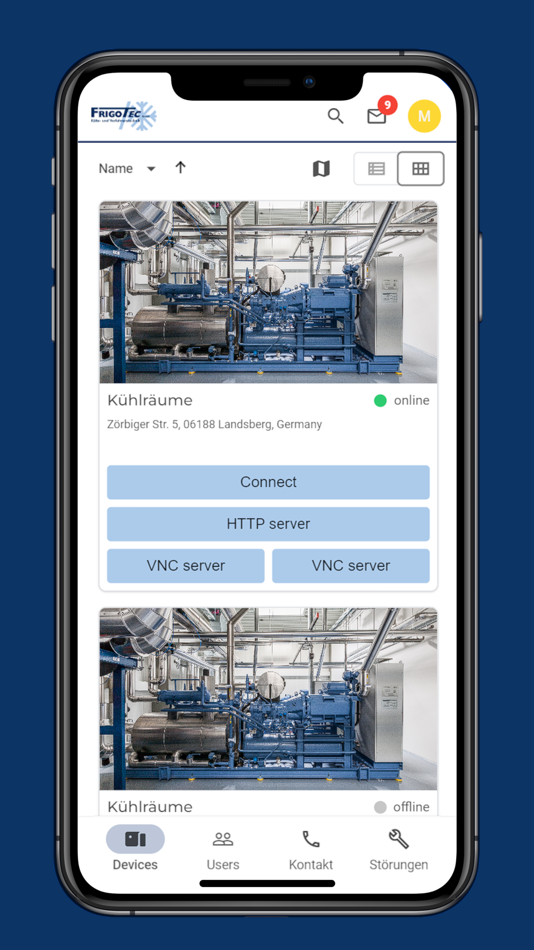 Frigotec Connect (iOS) 由: FRIGOTEC GmbH Kalte- Und Verfahrenstechnik