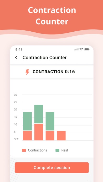 Pregnancy App. Screenshot