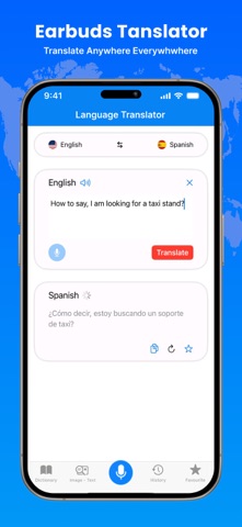 Translator Earbuds screenshot