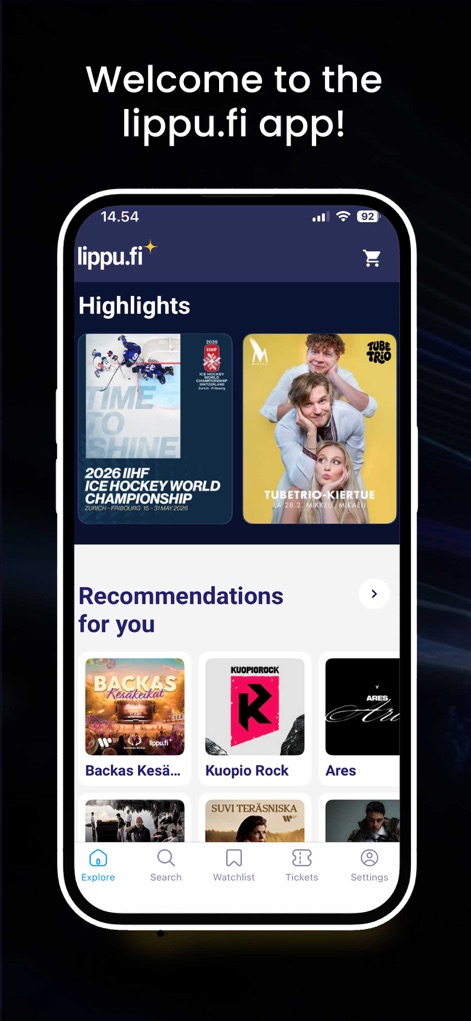 Lippu.fi: Tickets for Events - Entertainment App | MWM