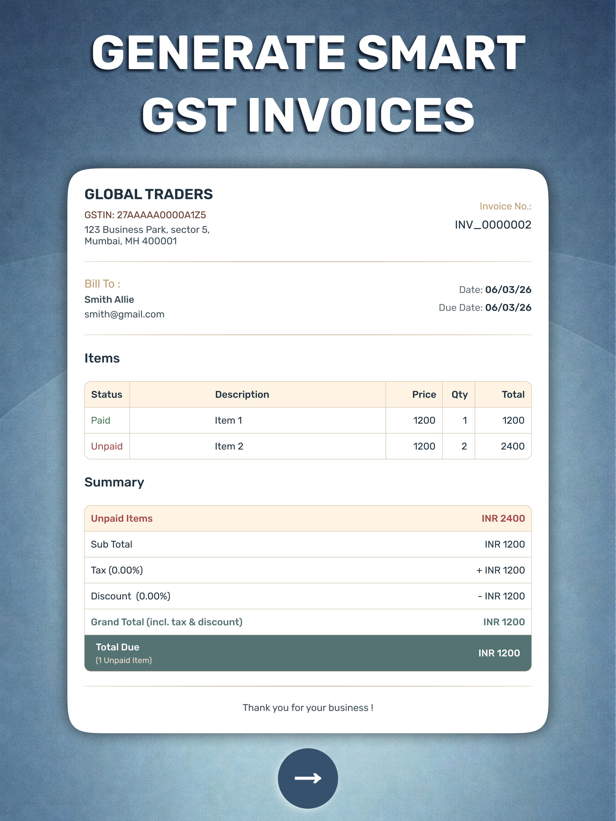 Simple GST Billing Manager screenshot 7