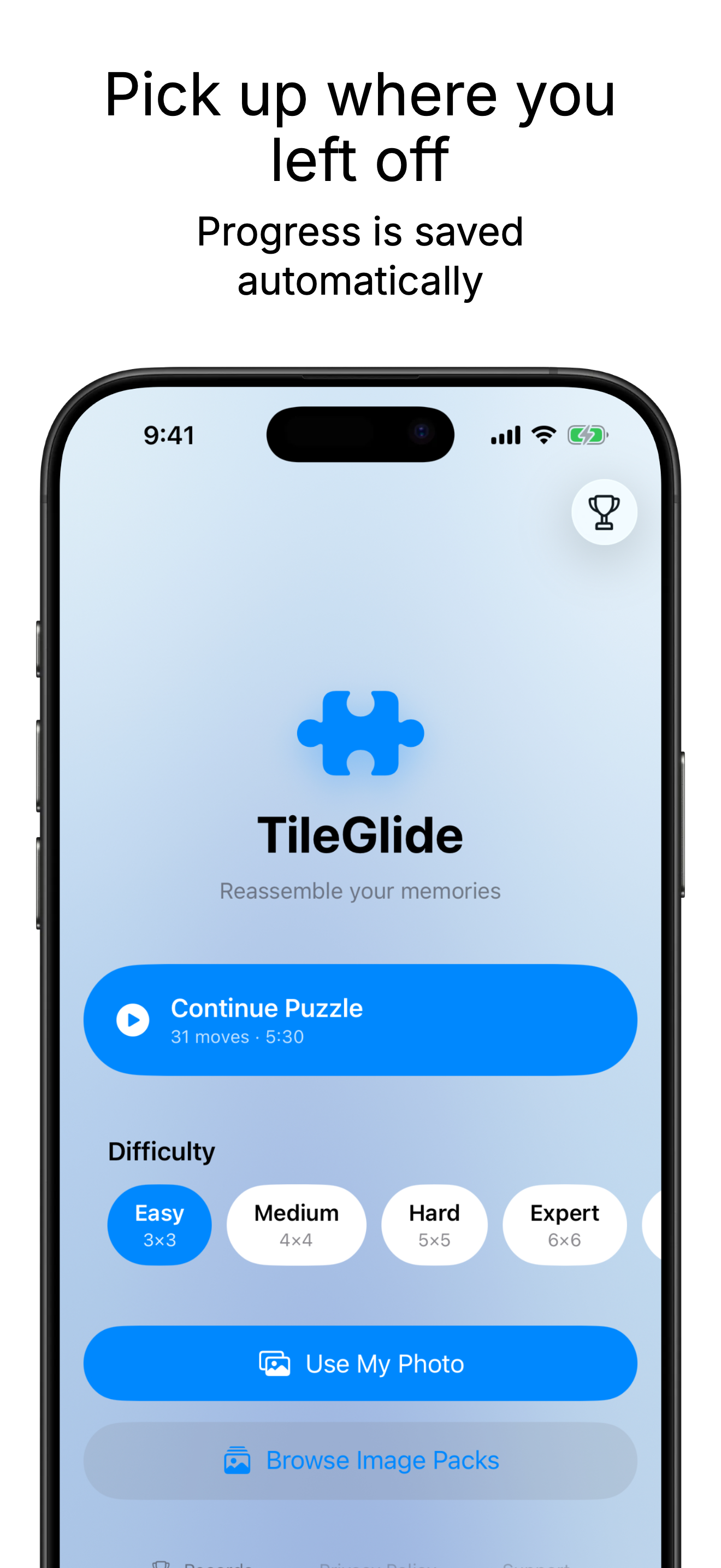TileGlide: Slide Puzzle screenshot 2