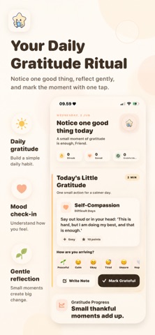 One Little Gratitude: Thankful iPhone screenshot