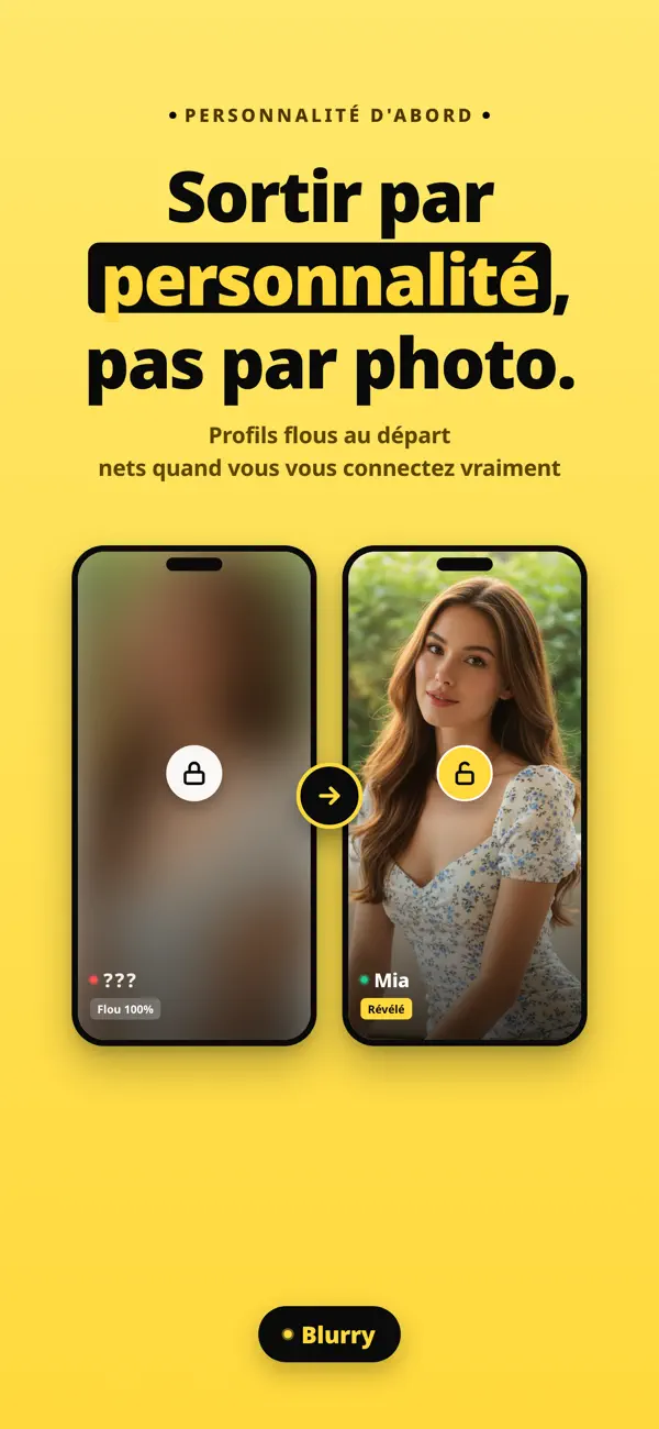Screenshot #1 pour Blurry: Rencontre & Tchat