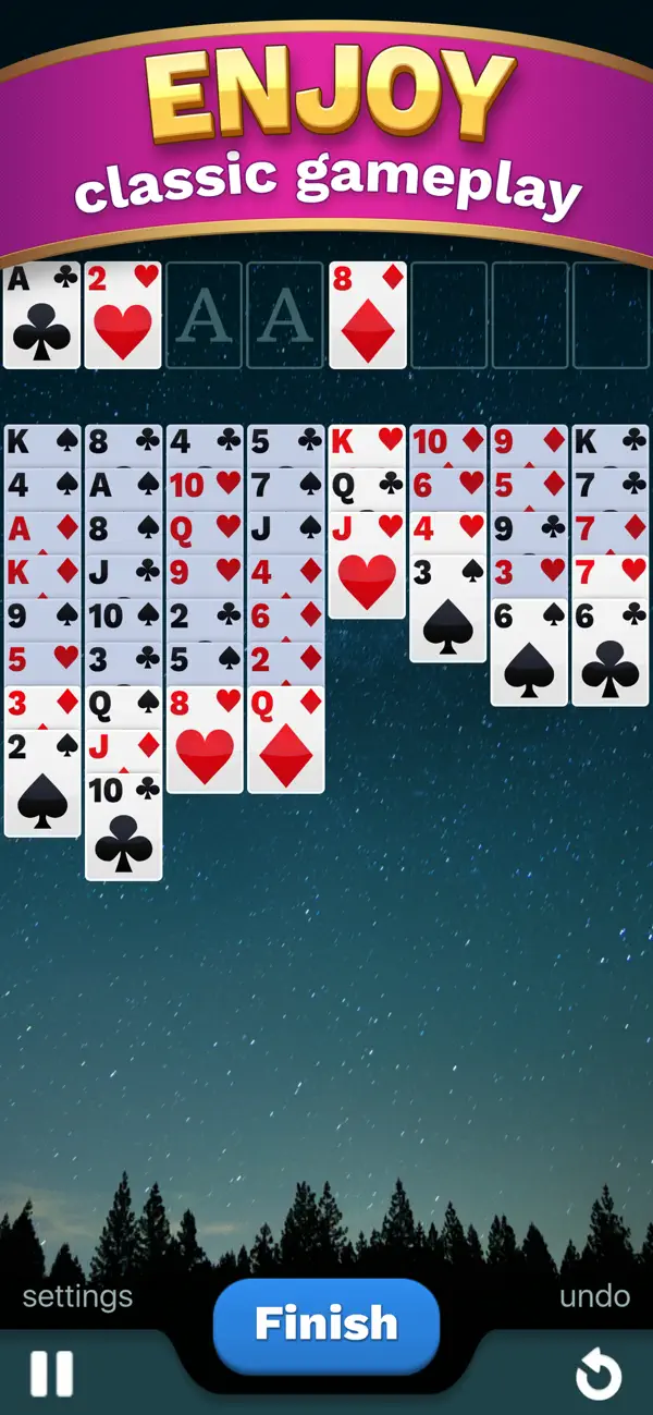 Screenshot #2 pour Freecell Solitaire Cube
