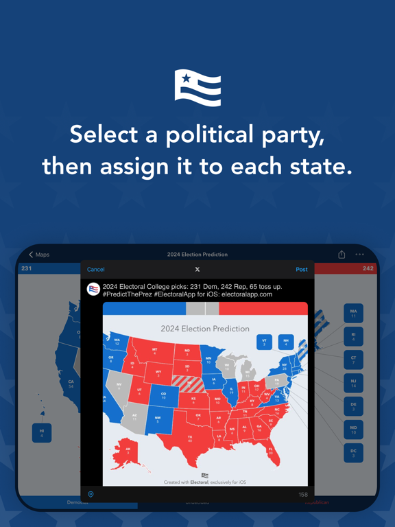 Screenshot #5 pour Electoral Map Maker 2024