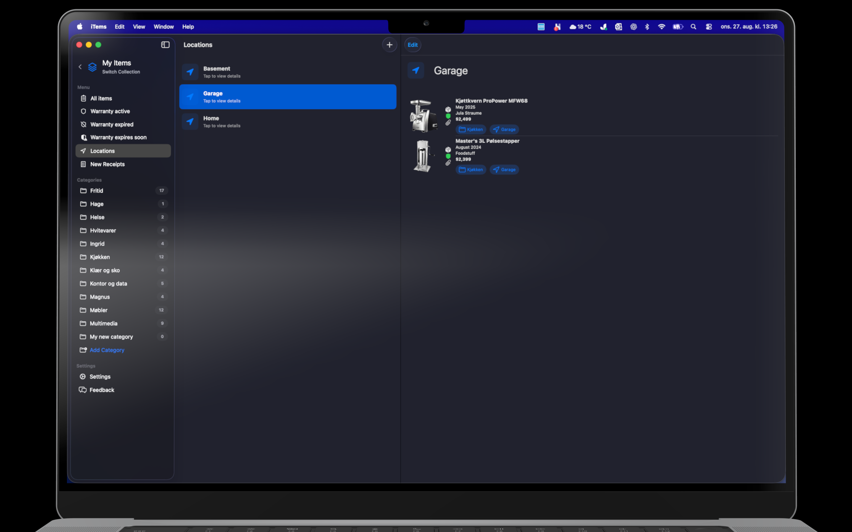iTems – Home Inventory Tracker