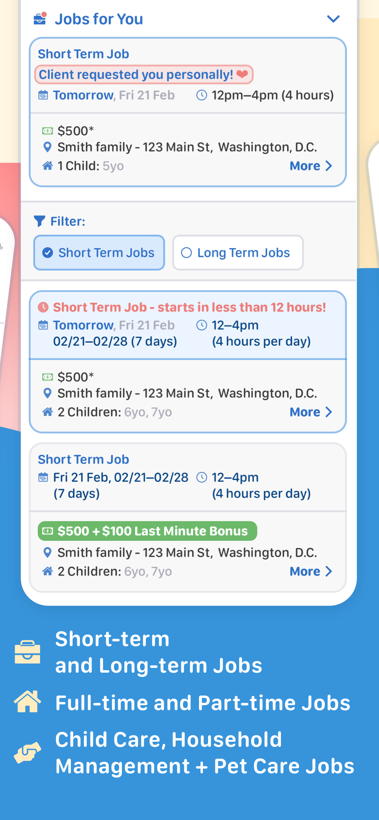 Nanny Network: Child Care Jobs screenshot 3