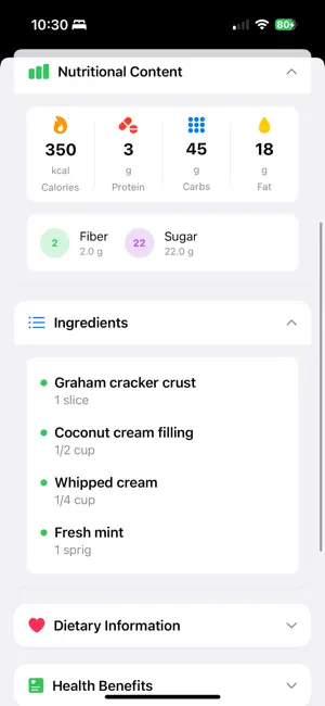 Calory: Food Counter & Tracker screenshot 4