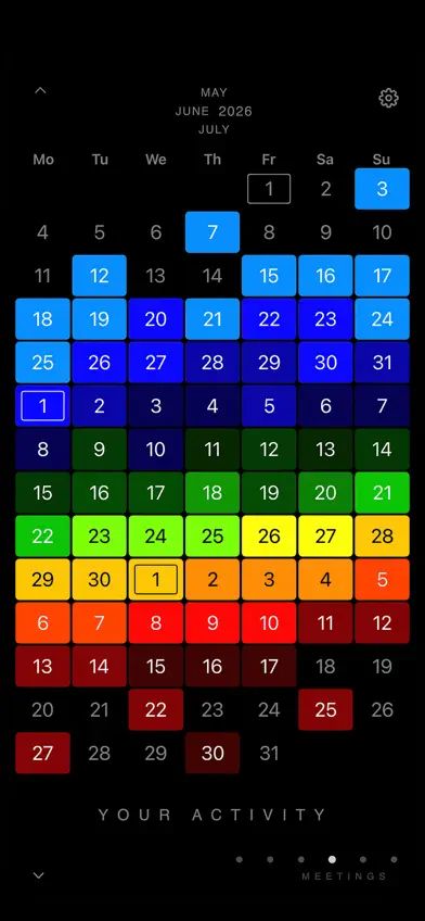 CREATE7 - Motivation Calendar screenshot 1