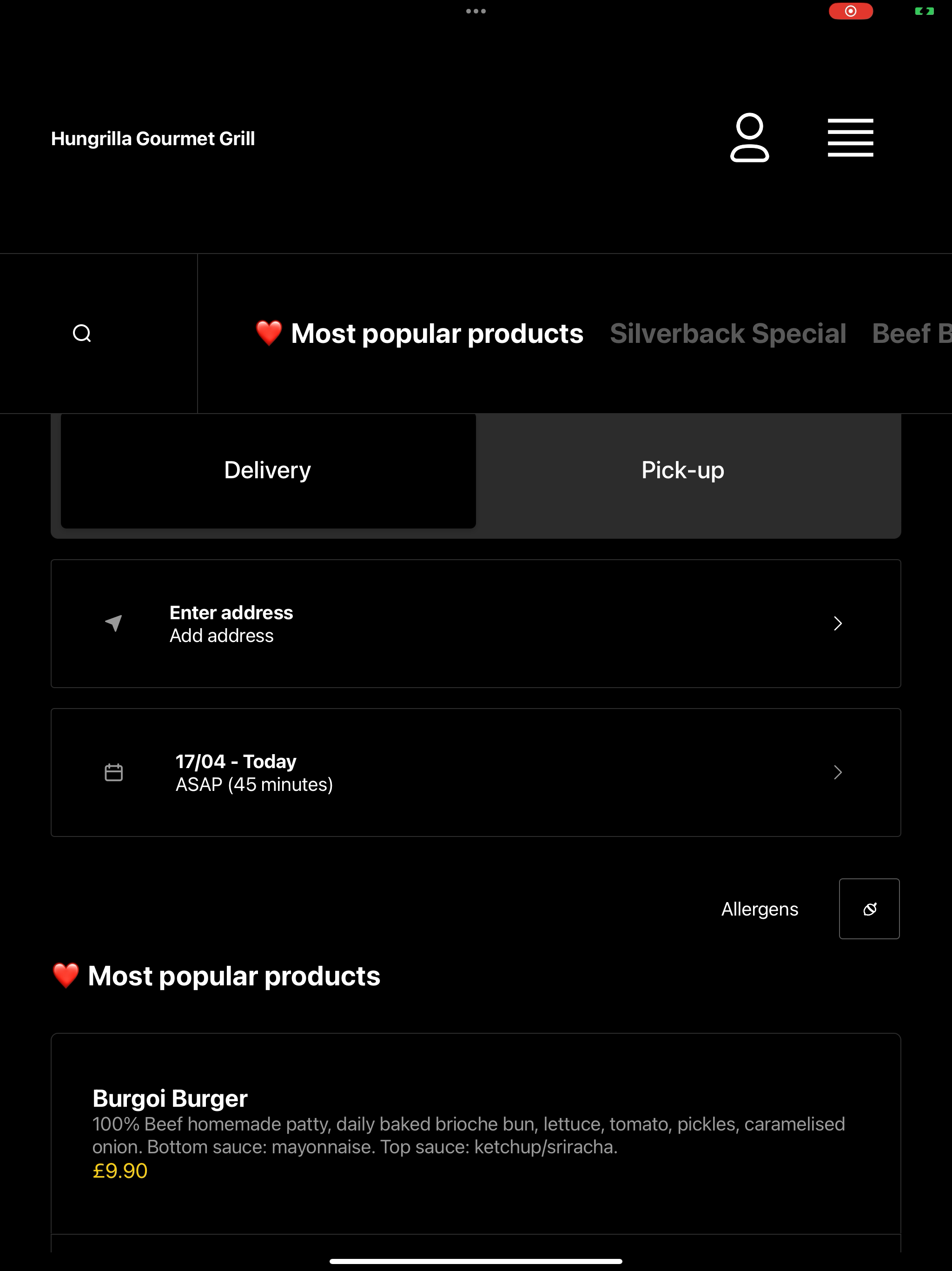 Hungrilla Gourmet Grill M screenshot 7