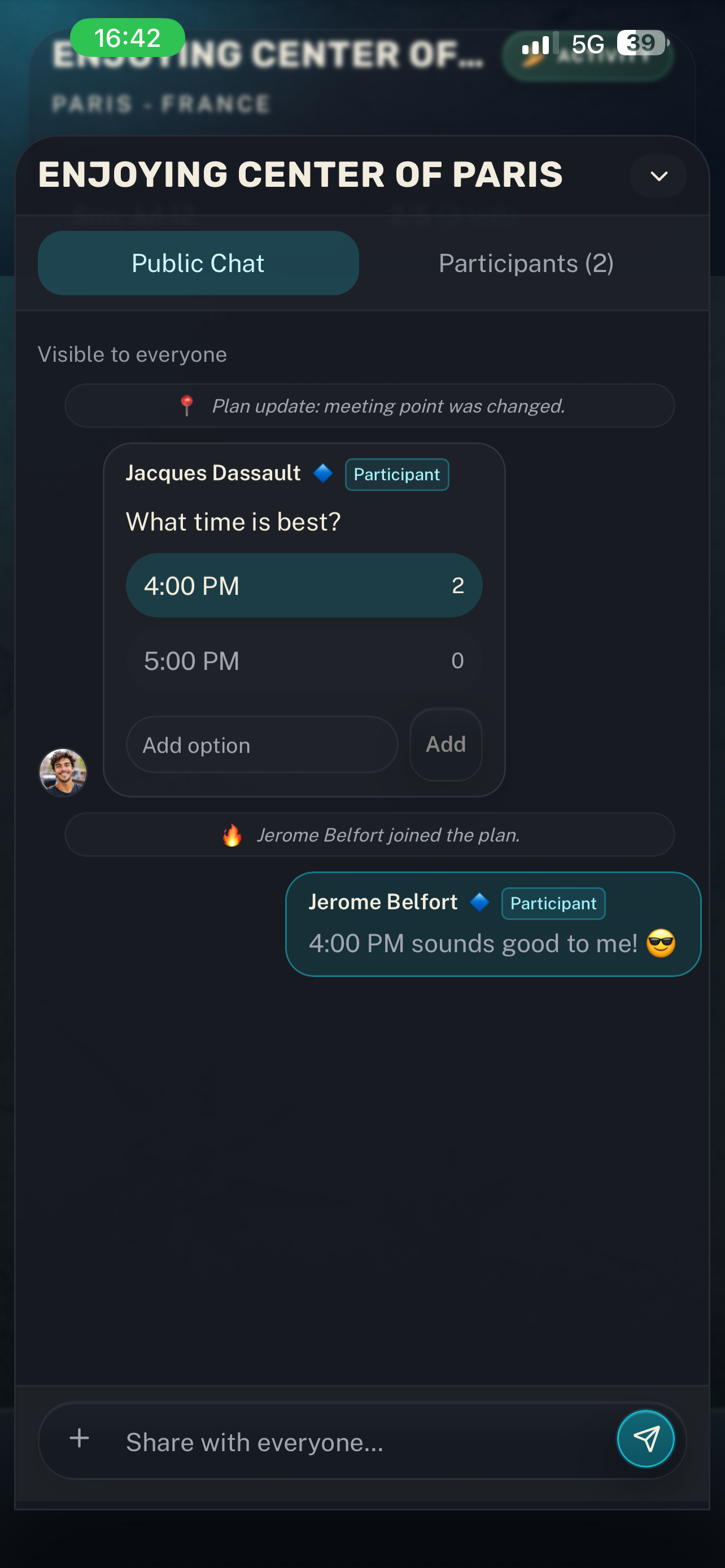 ShareMyWay: Travel Plans screenshot 4