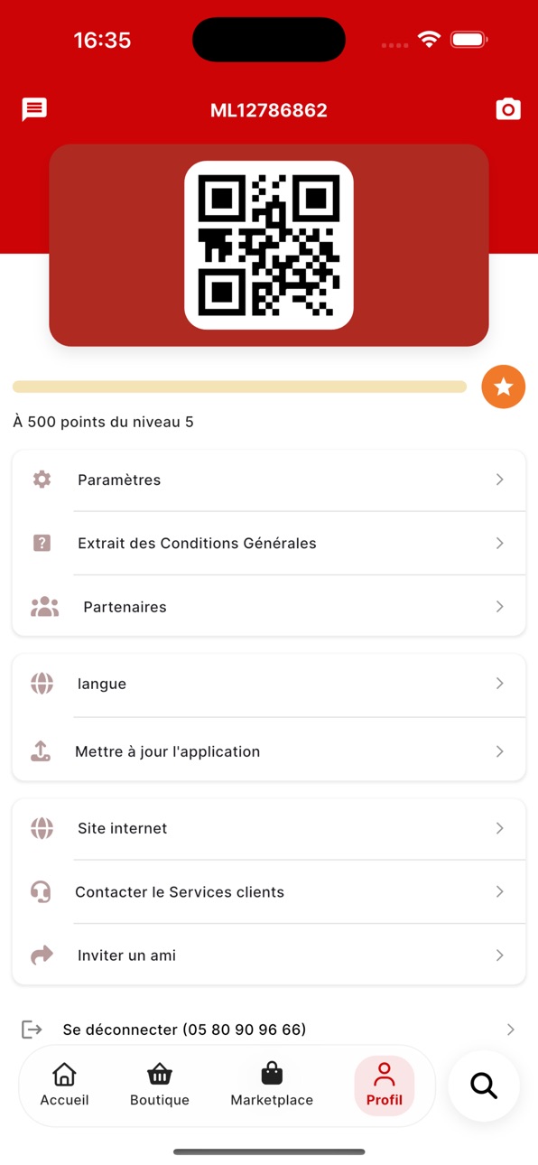 iPhone screenshot