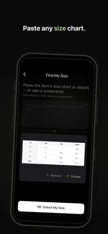 FitCheck AI – Size & Try-On Screenshot 3 of 5