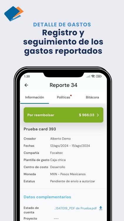 Focaltec Control de Gastos