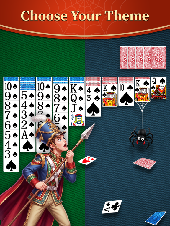 Spider Solitaire * Card Game iPad screenshot