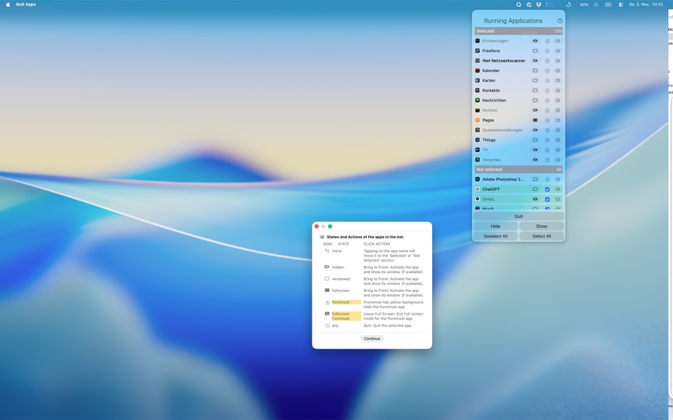 #1. Quit Apps App Manager (macOS) Von: BananaGlue GmbH