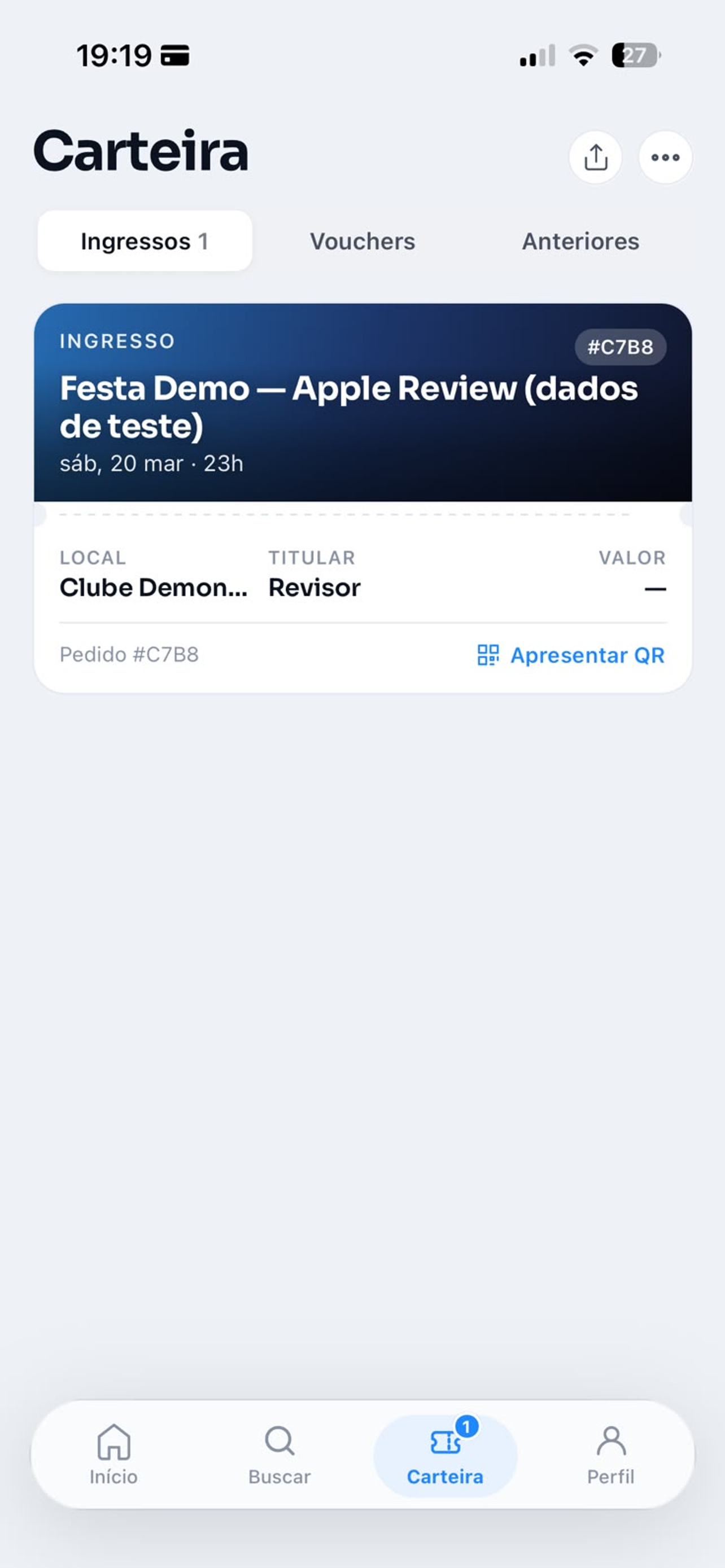 Fechou Tickets screenshot 3