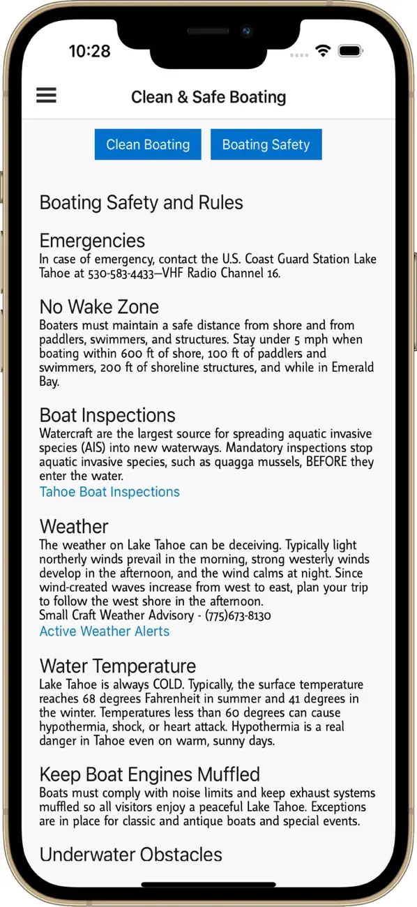 Screenshot #3 pour Tahoe Boating