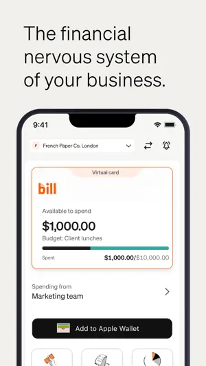 BILL Spend & Expense (Divvy) screenshot 1