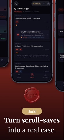 The Classified App: Research iPhone screenshot