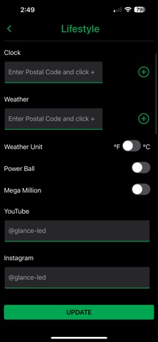 Glance Setup Screenshot 5 of 10