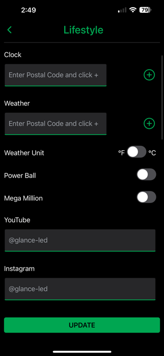 Glance Setup Screenshot 5 of 10