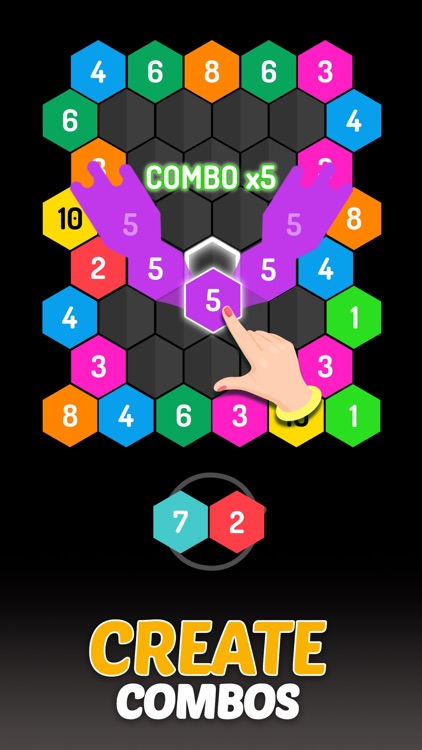 Merge Hexa™ Number Puzzle Game