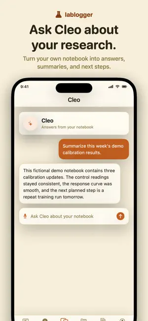 LabLogger - AI Lab Notebook screenshot 3