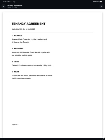 PDFScan: Doc & File Scanner iPad screenshot