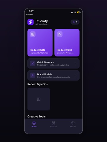 Studiofy: AI Product Photos iPad screenshot