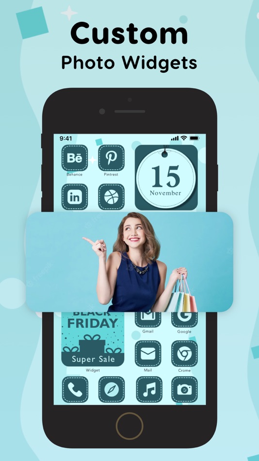 #5. Color Widgets & Themes Changer (iOS) Podle: ZipoApps