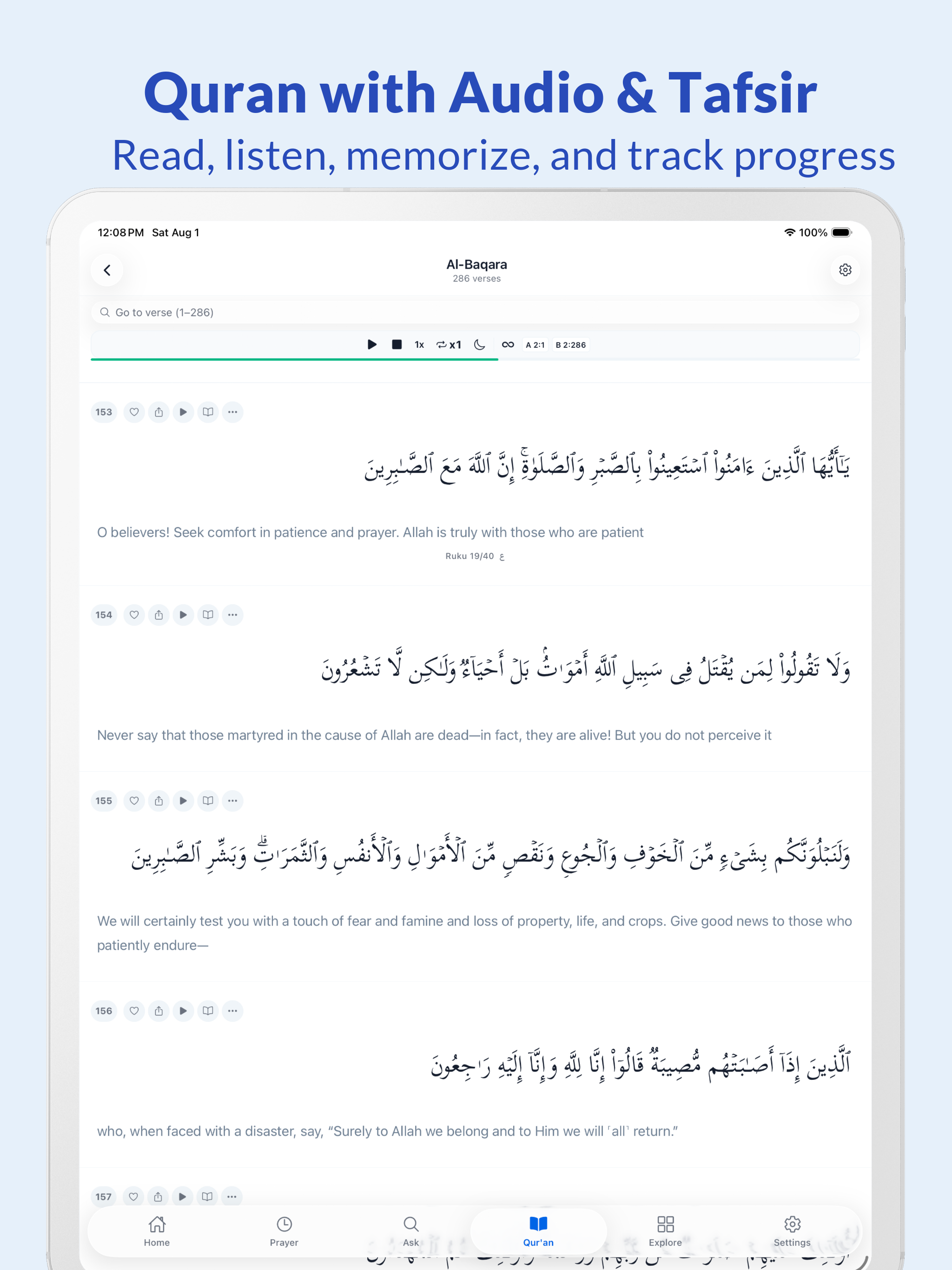 IlmPath: Quran & Prayer Times screenshot 13