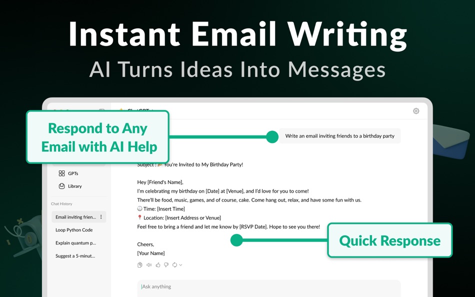 #4. AI Chatbot・AI Chat Assistant (macOS) Podle: Muhammad Usama Amin