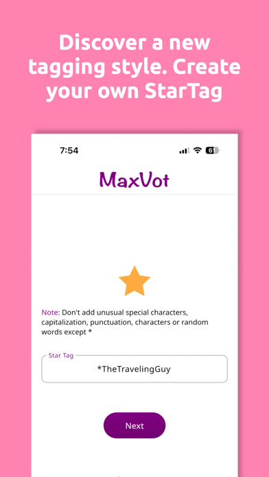 MaxVot Social Media iPhone screenshot 9 - Social Networking app