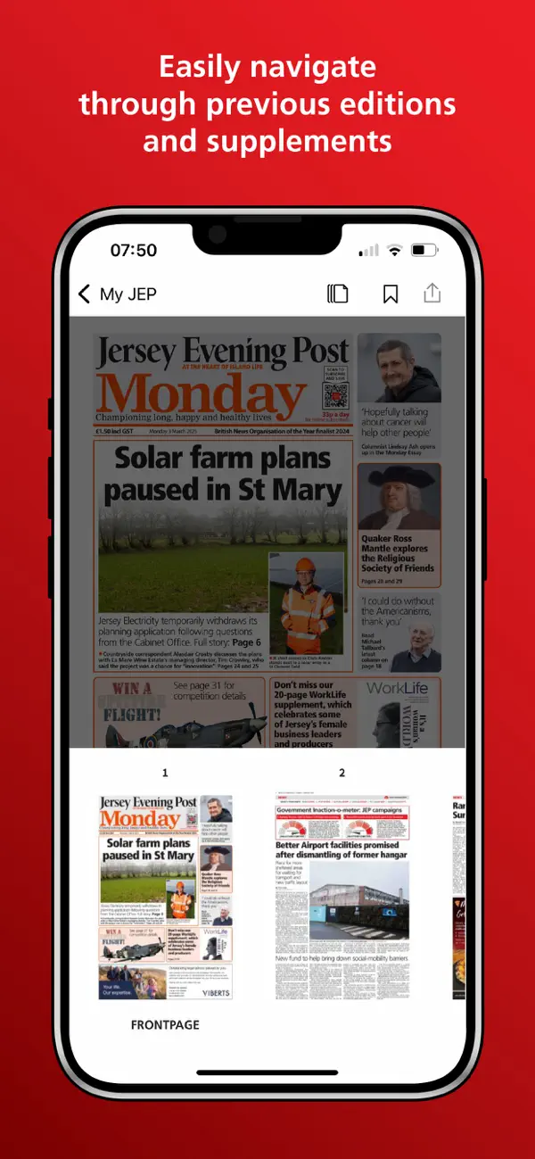 Screenshot #2 pour Jersey Evening Post