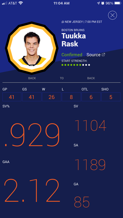 Left Wing Lock Fantasy Hockey Screenshot