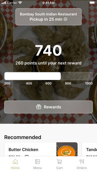 Bombay South iPhone screenshot 1 - Food & Drink app