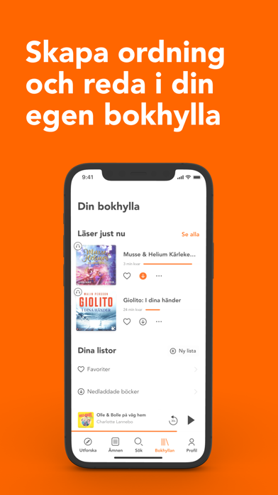 Bokus Play Ljudböcker E-böcker Screenshot