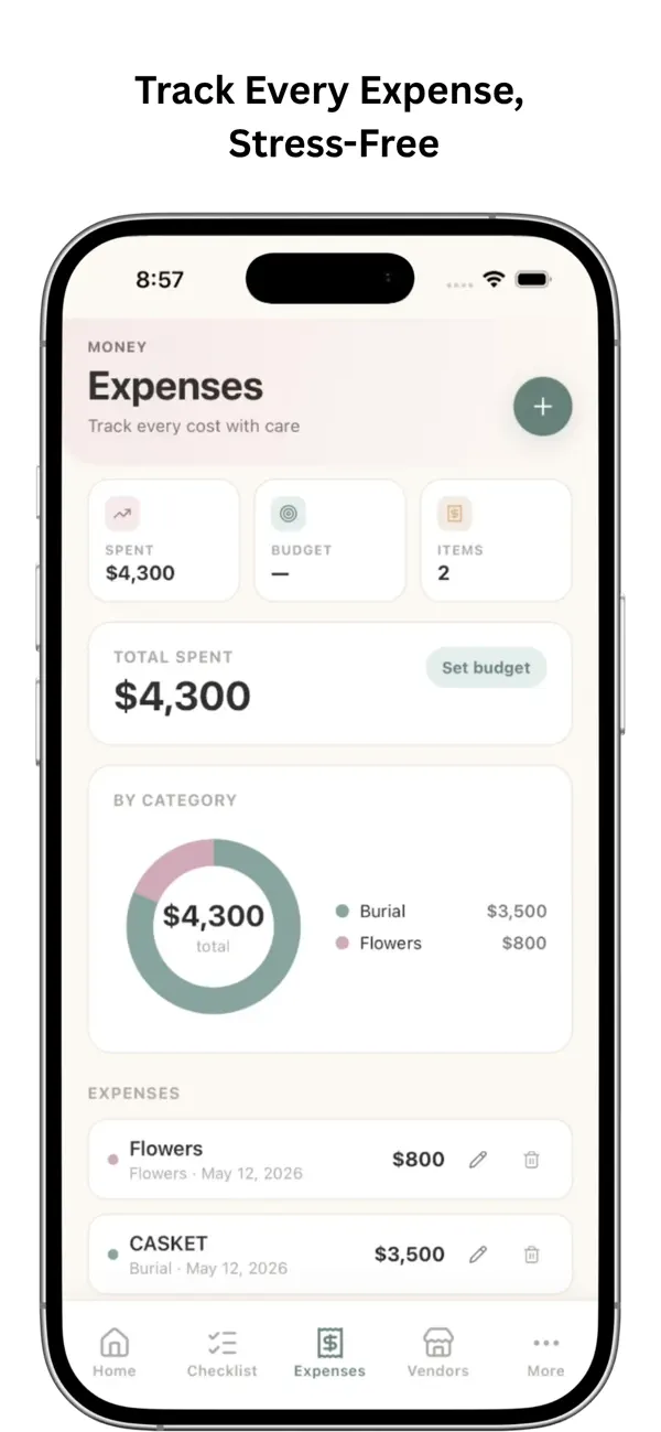 Screenshot #3 pour Funeral Planning Checklist