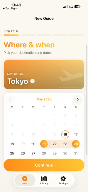 Kumquat: AI Trip Planner screenshot 1
