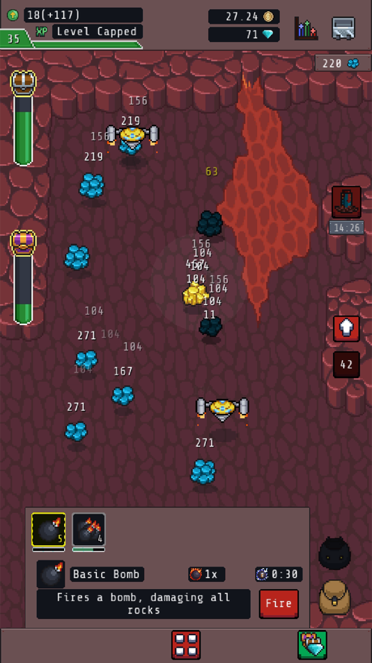 #1. Idle Obelisk Miner (iOS) Podle: Checkbox Entertainment