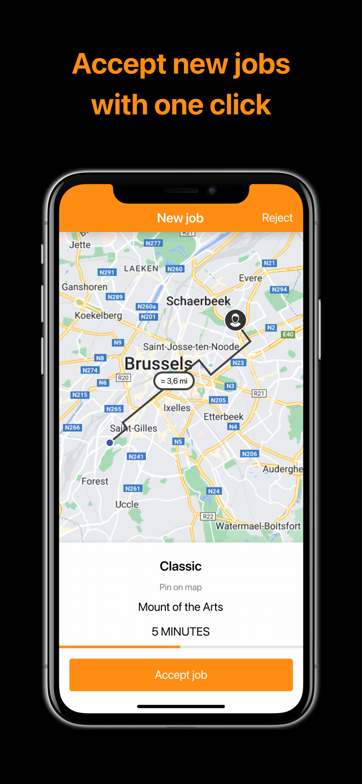 B Taxi Driver app screenshot 2